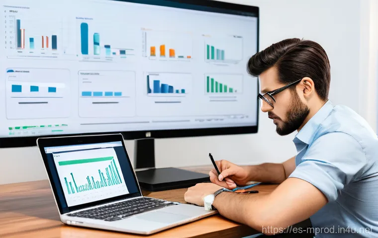 미디어 프로듀서 필수 역량 개발법 - **Prompt 1: Technical Mastery and Creative Flow**
    "A content creator, a person in their late 20s...